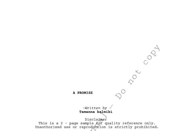 write professional bollywood scripts and screenplays